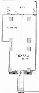 スクエア道玄坂ビル1F 間取り図