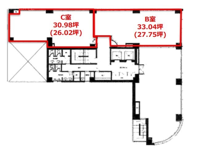 日本橋TSビルB 間取り図