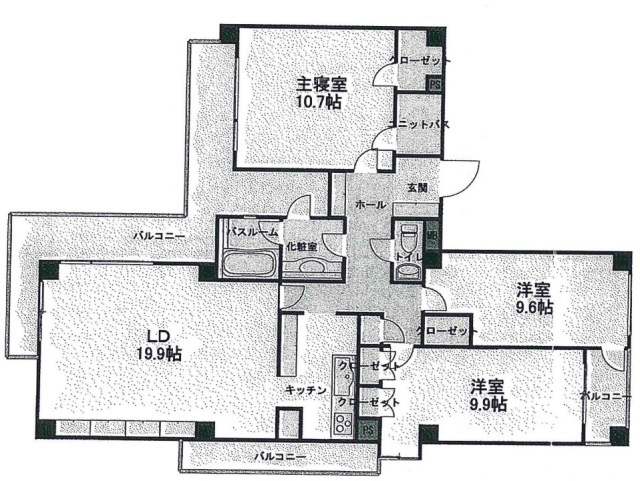 ポアンドゥ代官山ビル5F 間取り図