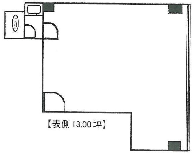 川京ビル表 間取り図