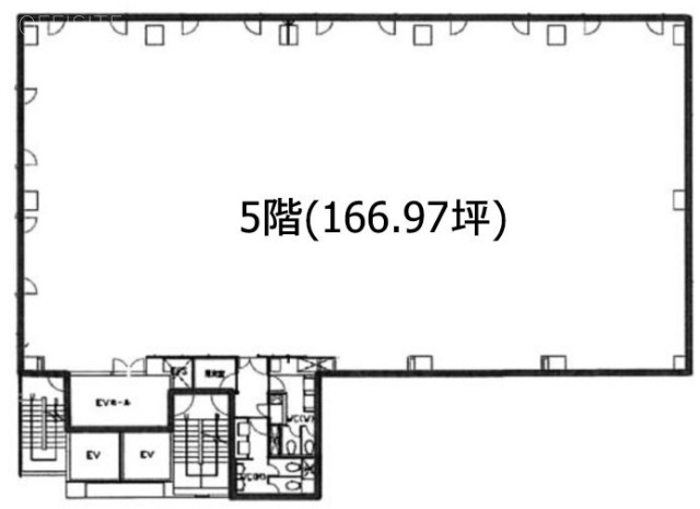 ユニゾ新川永代通りビル5F 間取り図