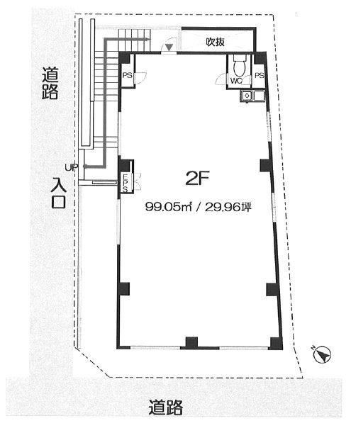 J-hill sideビル2F 間取り図