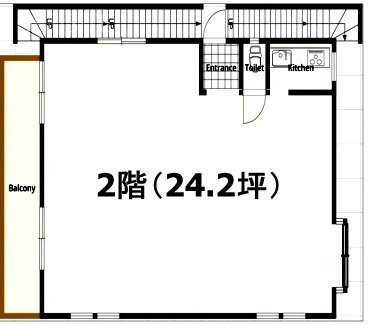 ノッケンビル2F 間取り図