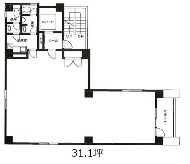 馬喰町TYビル6F 間取り図