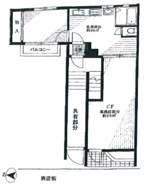 MTビル1F 間取り図