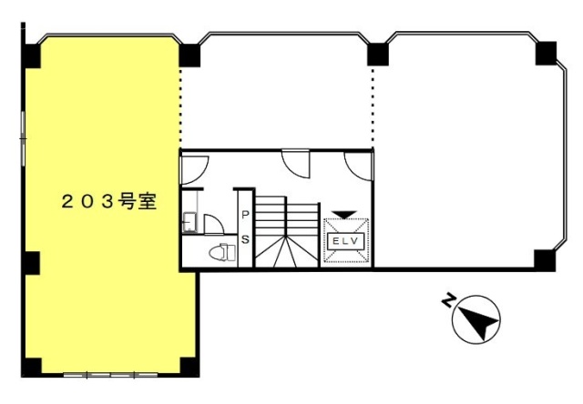 喜助神田須田町ビル203 間取り図