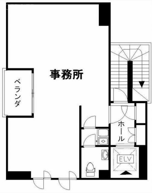 白善ビル7F 間取り図