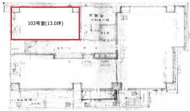 ファイブビル八丁堀103 間取り図