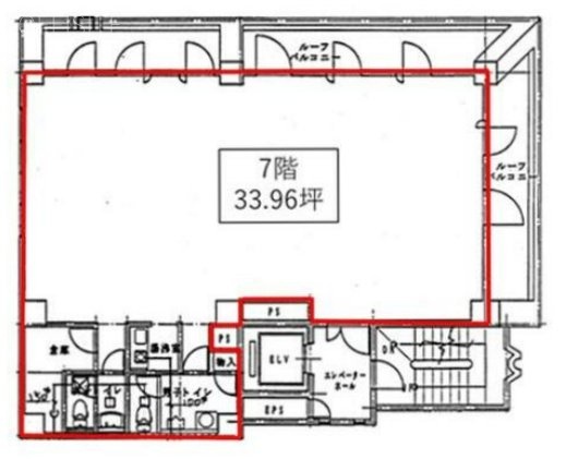 ITP本郷オフィス7F 間取り図