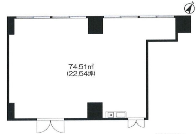 代官山アドレス ザ・タワー303 間取り図