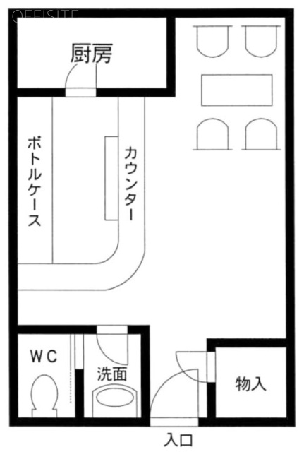 第8日東ビルB-102 間取り図