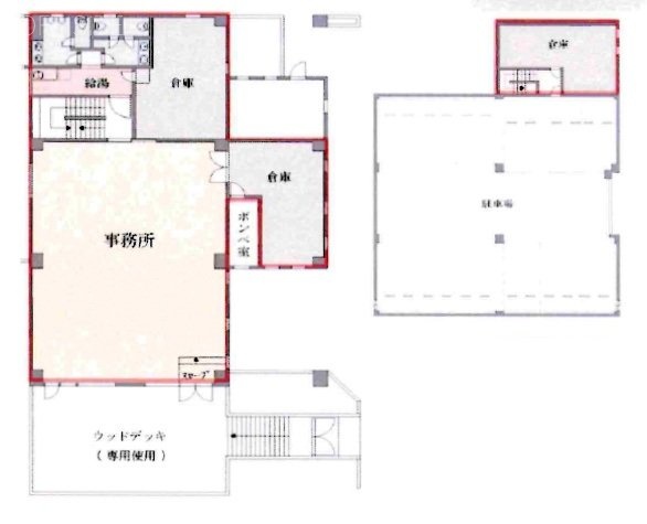 西船橋スクエアガーデンB1F～1F 間取り図