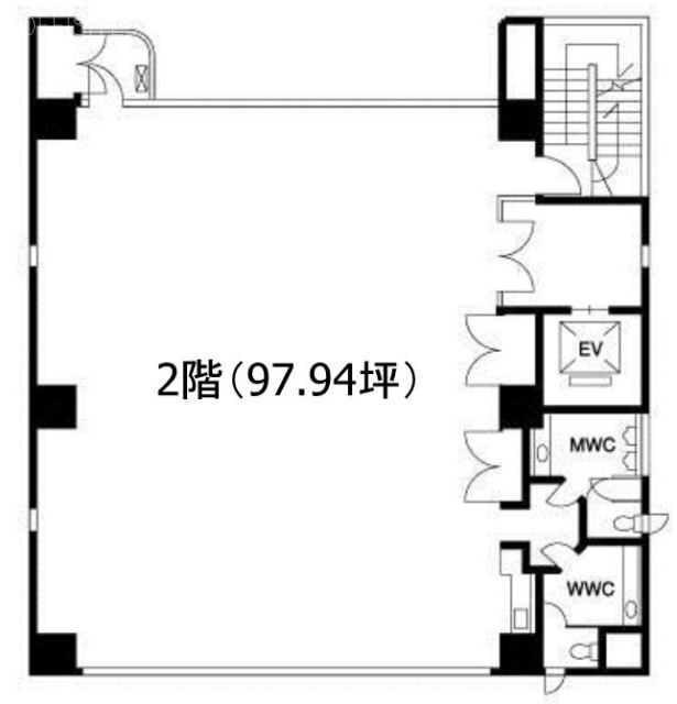 MEDIXビル2F 間取り図