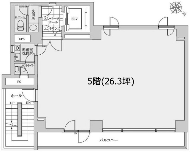 タムラビル5F 間取り図