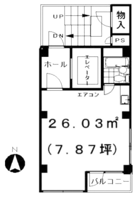 タカトクビル5F 間取り図