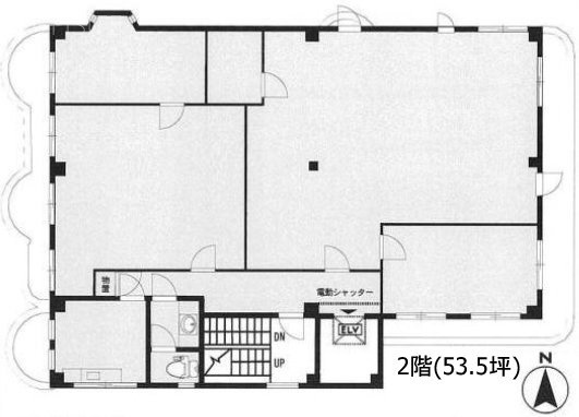 竹ノ塚保木間2丁目ビル2F 間取り図