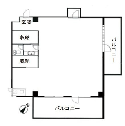 VILLA GLORIA(ビラ・グロリア)802 間取り図