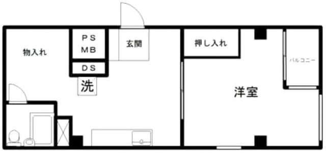 喜楽ビル301 間取り図