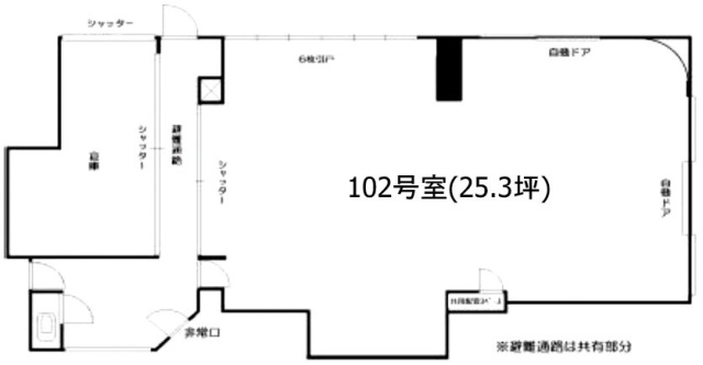 新高円寺パレス102 間取り図