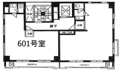 ハウスジェントウル601 間取り図