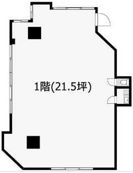 神保町ビル1F 間取り図