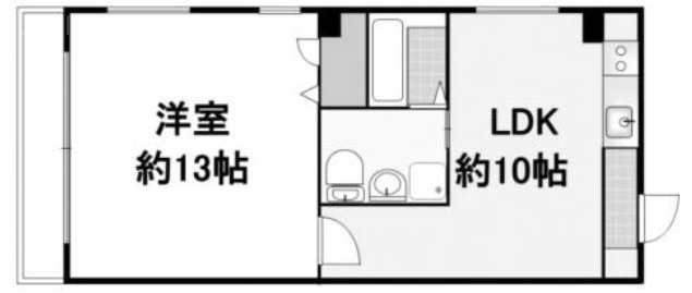 キカクビル401 間取り図