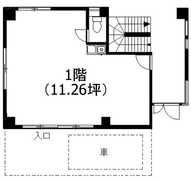 KFビル1F 間取り図