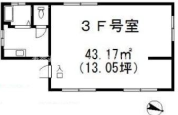 田村ビル3F 間取り図