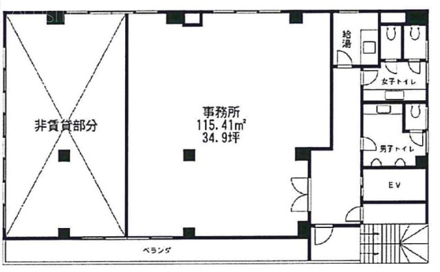 ISY国際ビル6F 間取り図