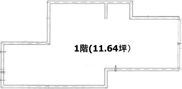 マガザン門前仲町ビル1F 間取り図