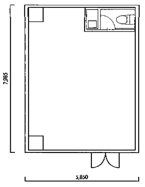 UD神谷町ビル104 間取り図