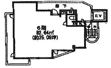 井上ビル12号館601 間取り図