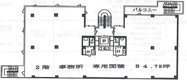 ローズイングビル2F 間取り図