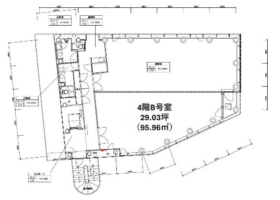 新宿セントランドビルB 間取り図
