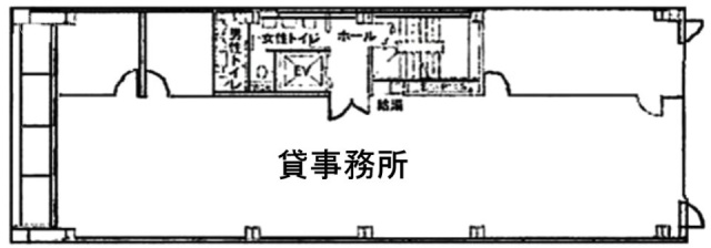 東京西本ビル2F 間取り図