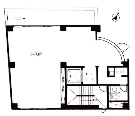 ムサシビル4F 間取り図