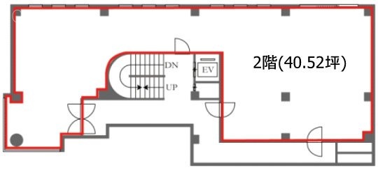 中島ビル2F 間取り図