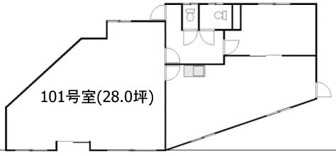 コーポ・カワムラ101 間取り図