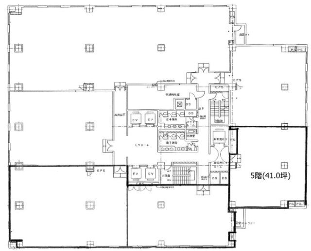 日本生命五反田ビル5F 間取り図