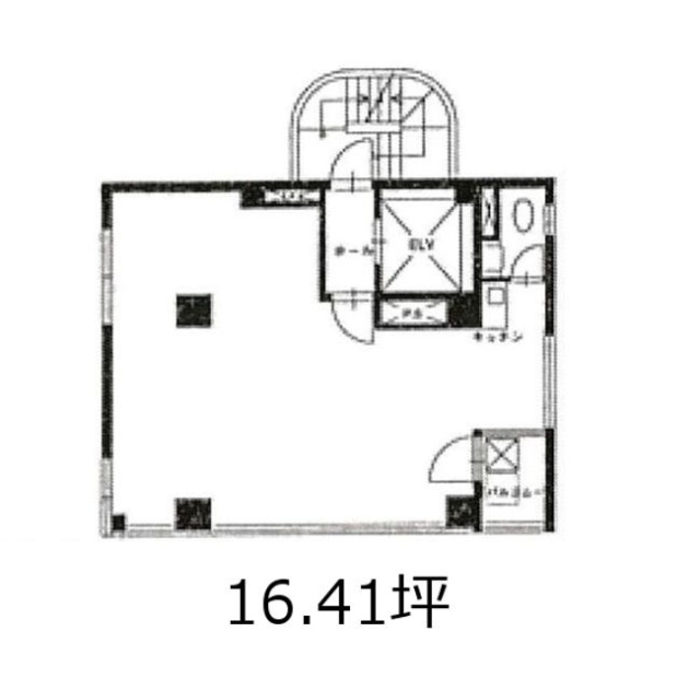 南青山信和ビル8F 間取り図