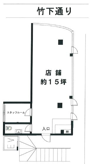 ジュマペール原宿2F 間取り図