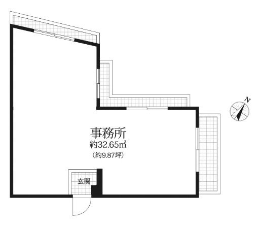 ルミエール三軒茶屋102 間取り図