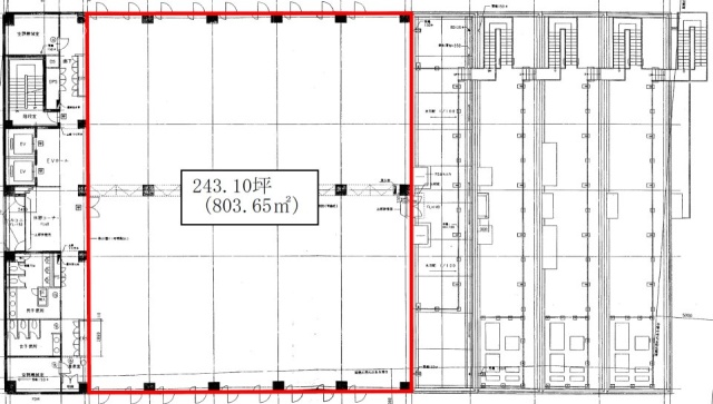 京王調布小島町ビル6F 間取り図