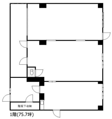 豊島マンション1F 間取り図