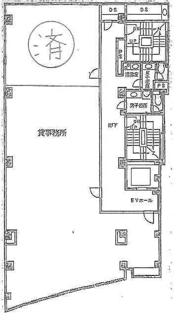 水信横浜西口ビル6F 間取り図