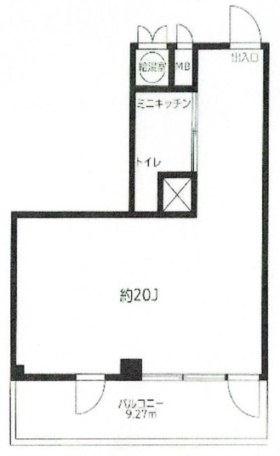 レオ新宿ビル905 間取り図