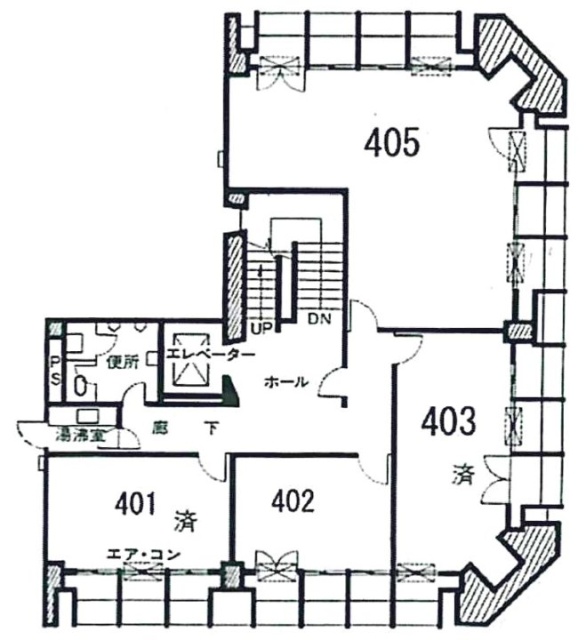 大島ビル本館405 間取り図