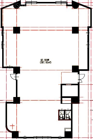 イマスShyukawaguchiビル3F 間取り図