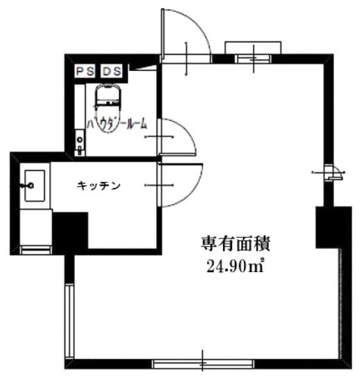 316青山208 間取り図