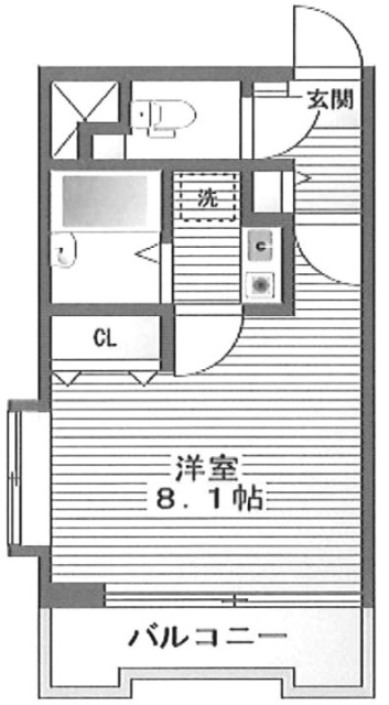 ビジネスハイツ中野ビル502 間取り図